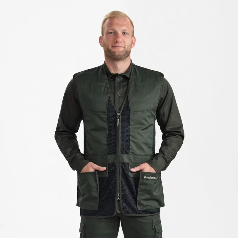 Preisreduziert Deerhunter Herren Schießweste mit Netz Atlas Timber XS