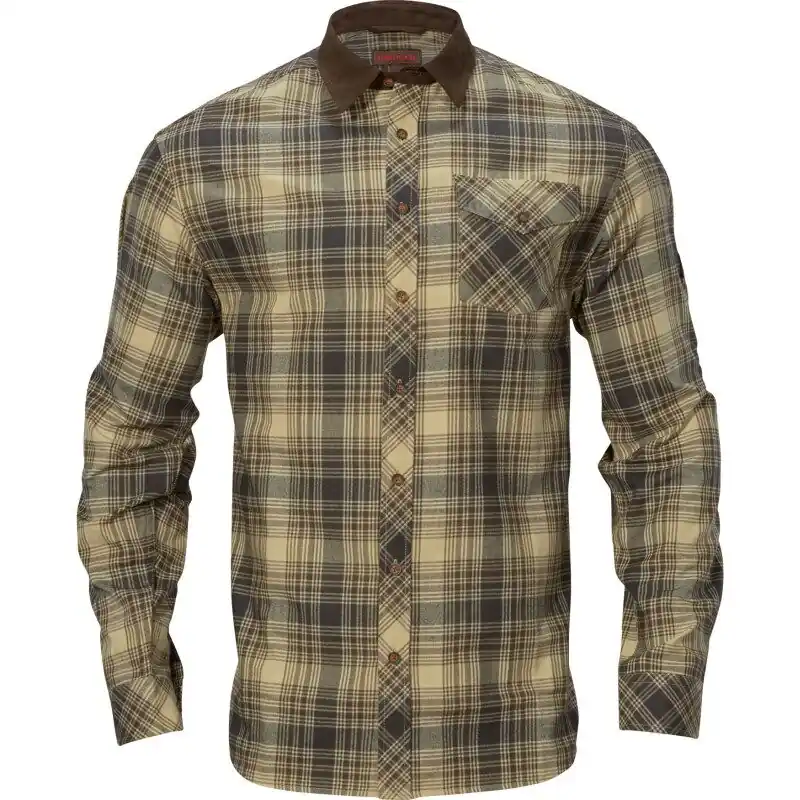 Härkila Herren Hemd Driven Hunt Light teak check Schnäppchen