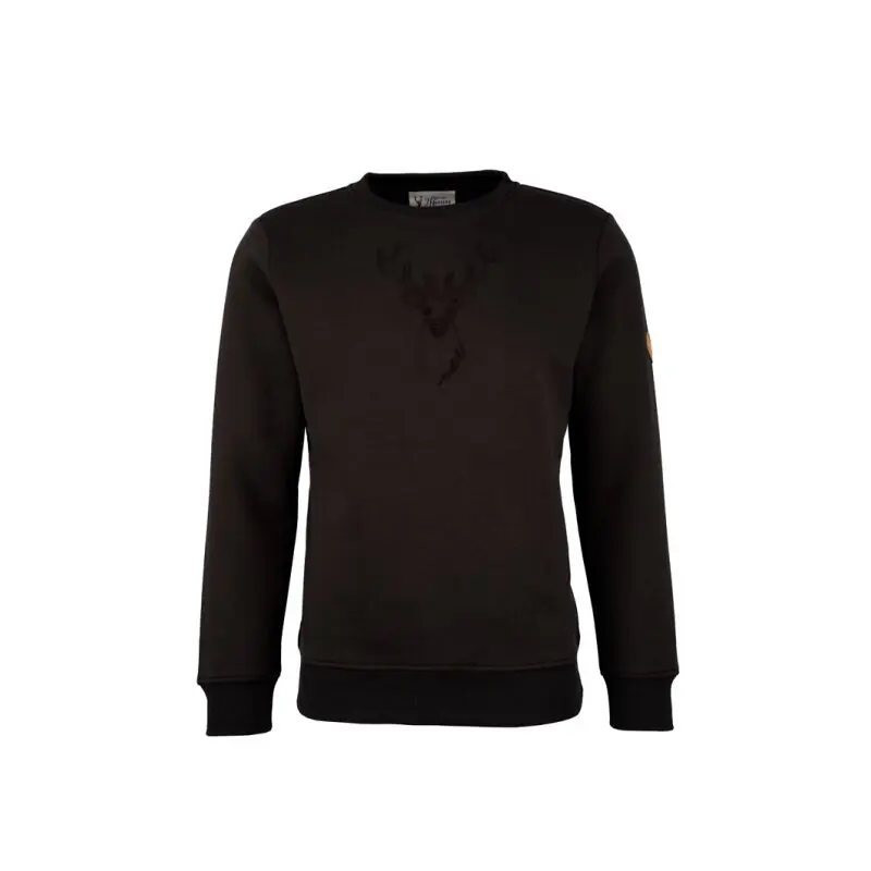 Wochenendangebot Hubertus Herren Funktions-Sweatshirt mit Hirschkopfprägung "John"