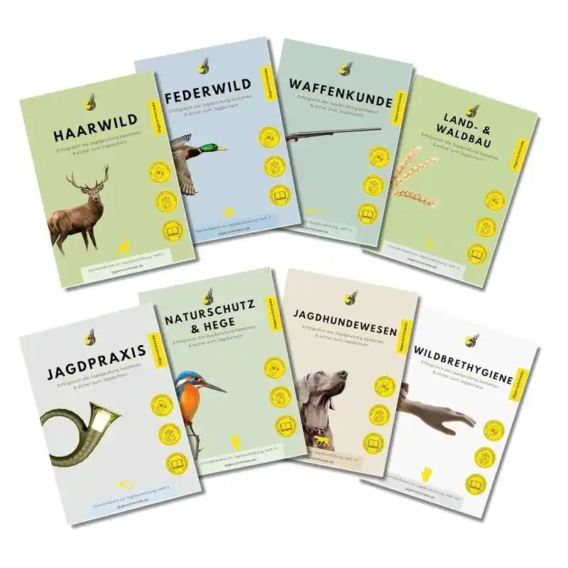 Direkt Vom Hersteller Jägerschmiede Lernhefte Erfolgreich die Jagdprüfung bestehen & sicher zum Jagdschein