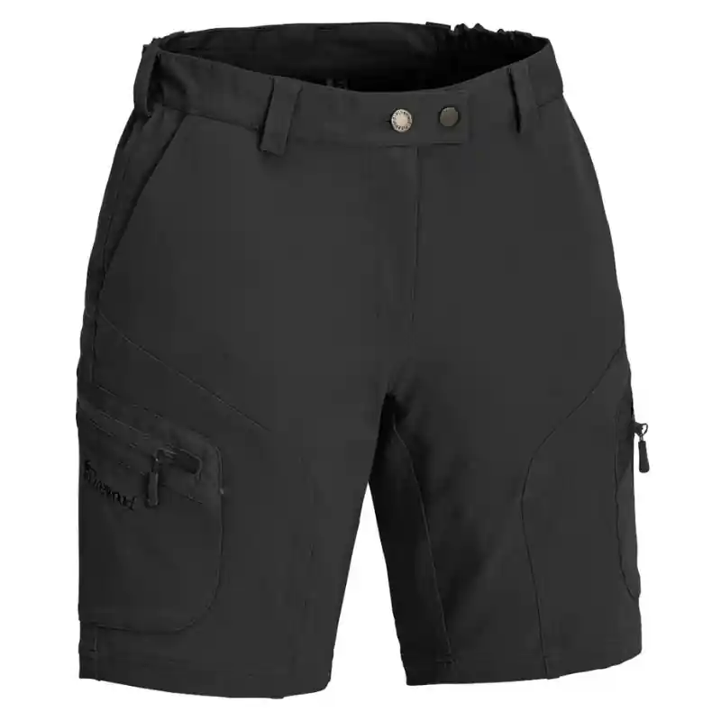 Pinewood Wildmark Damen Stretch Shorts Schwarz Zertifiziert