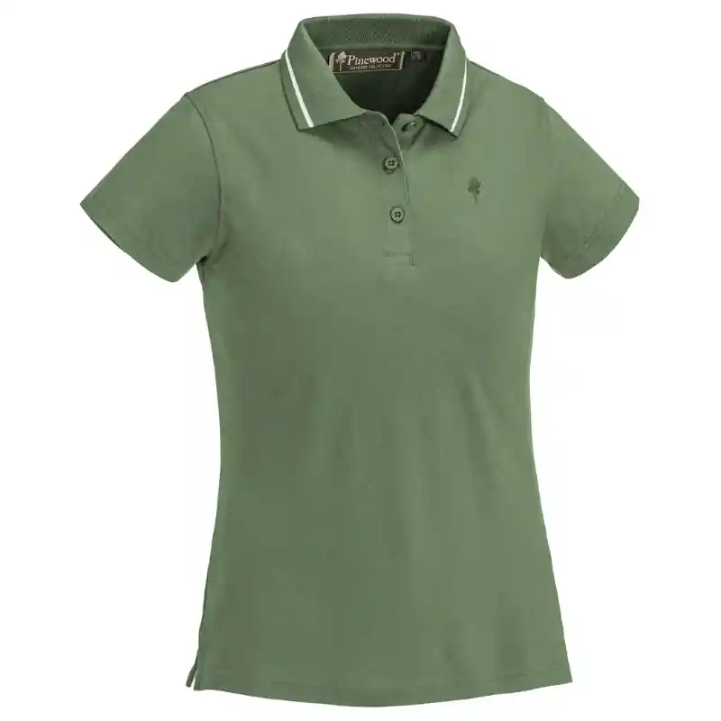 Begrenztes Angebot Pinewood Outdoor Life Damen Poloshirt Midgreen