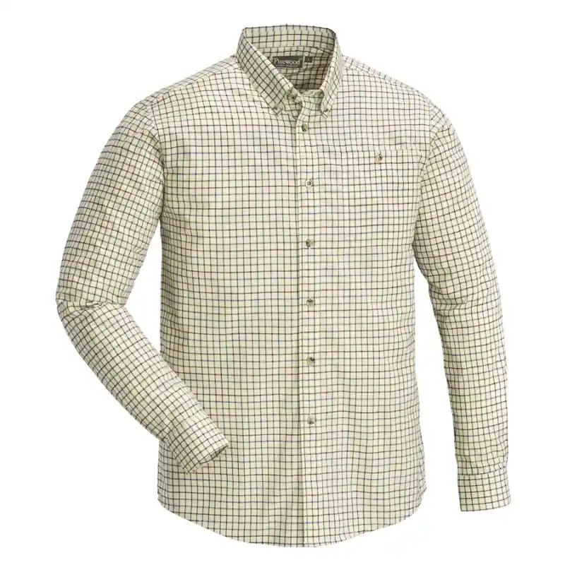 Markenware Pinewood Herren Hemd Maribor TC green/beige