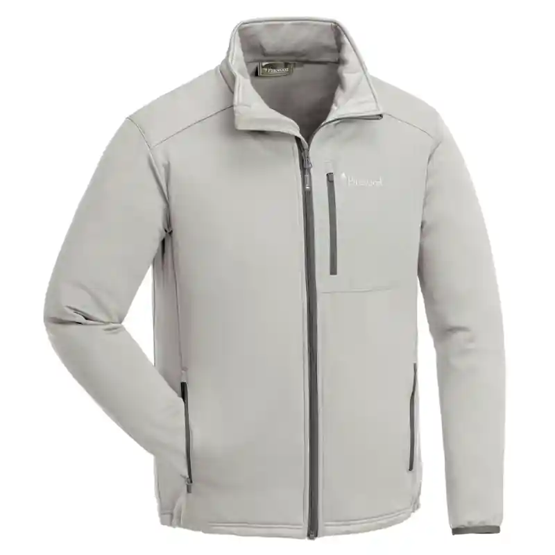 Pinewood Herren Brenton Powerfleece Jacke Concrete Grey Expressversand