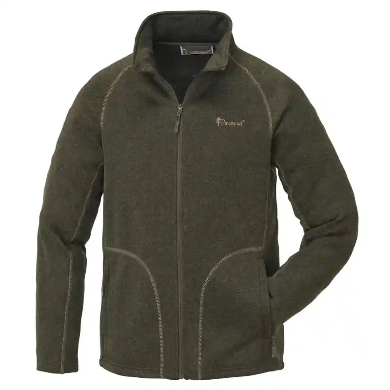 Pinewood Gabriel Herren Fleece Strickjacke Oliv Melange Sofort Bestellen