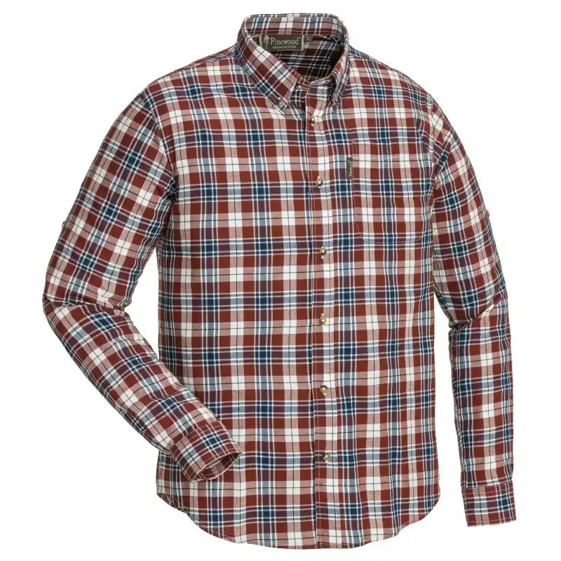 Pinewood Finnveden Hemd D. Copper / White Top-Angebot