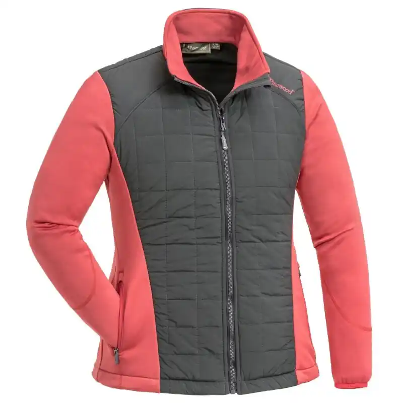 Pinewood Damen ThelonPadded JKT Raspb. Red/ D. Antraci Sale