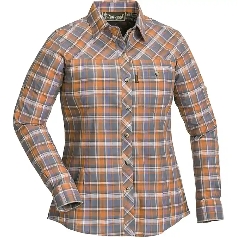 Direkt Vom Hersteller Pinewood Cumbria Damen Bluse Orange/ Purple