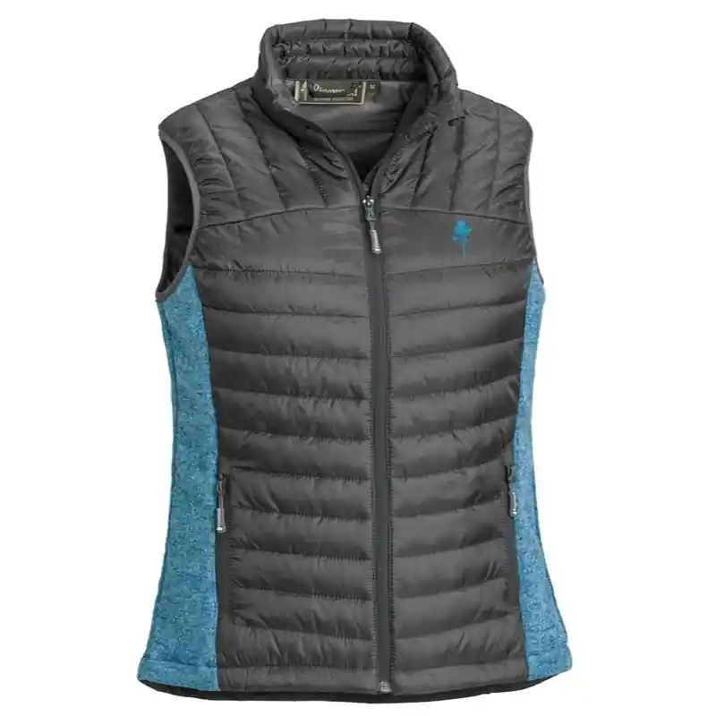 Preis Gesenkt Pinewood Caribou Padded Damen Weste Grau/ Blau