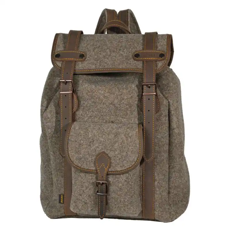 Direktkauf AKAH Rucksack Dachstein aus Wollfilz und Büffelleder