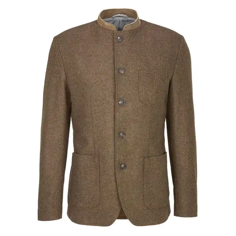 Begrenztes Angebot Steiner1888 Herren Lodenjacke Hannes GreifenbergS mit Leder Rinde-grün