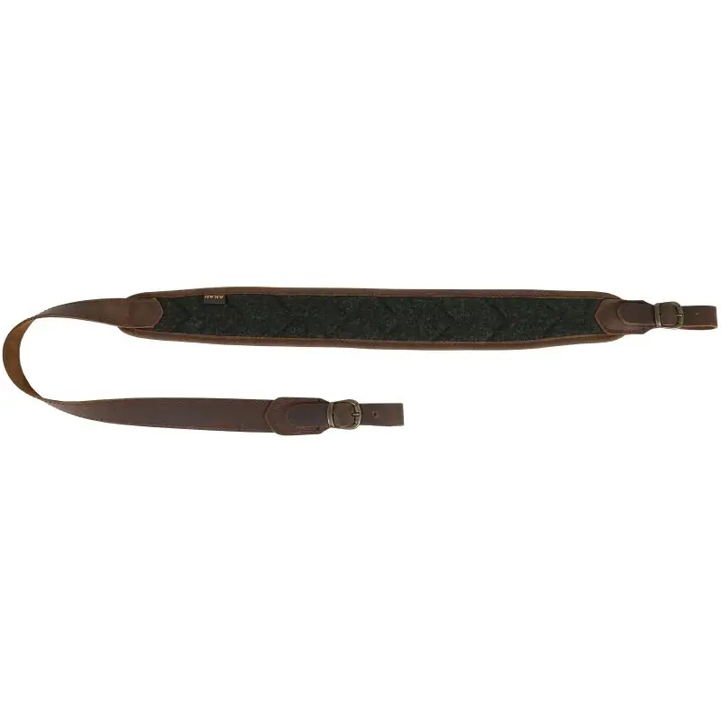 AKAH Gewehrriemen Buffalo Ranger Leder mit gesteppter Polsterung Top-Preis