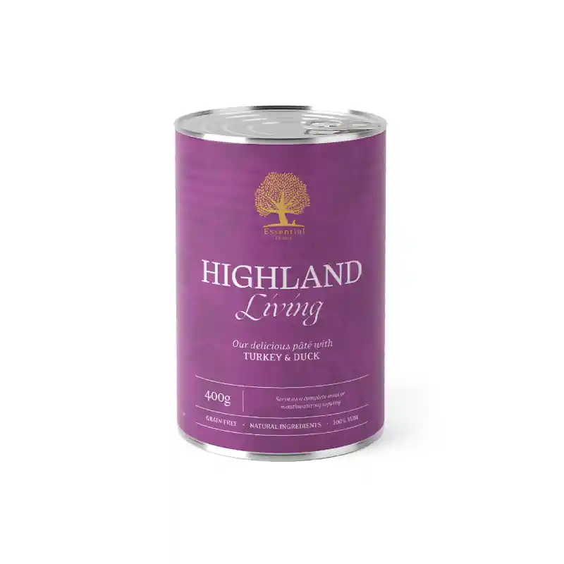 Preisknaller Essential Foods Nassfutter Essential Highland Living Pate 400 g