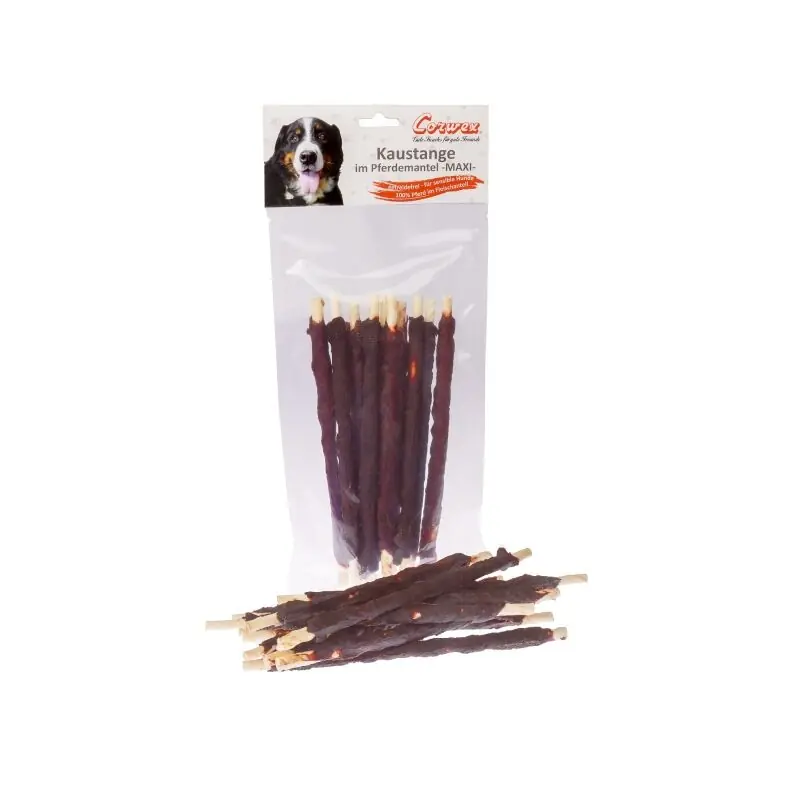 Super-Preis Corwex Hundesnack Kaustange im Pferdemantel MAXI