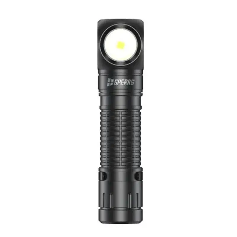 Echt Speras M2R Rechtwinklige Taschenlampe 18650 1100mAh Akku