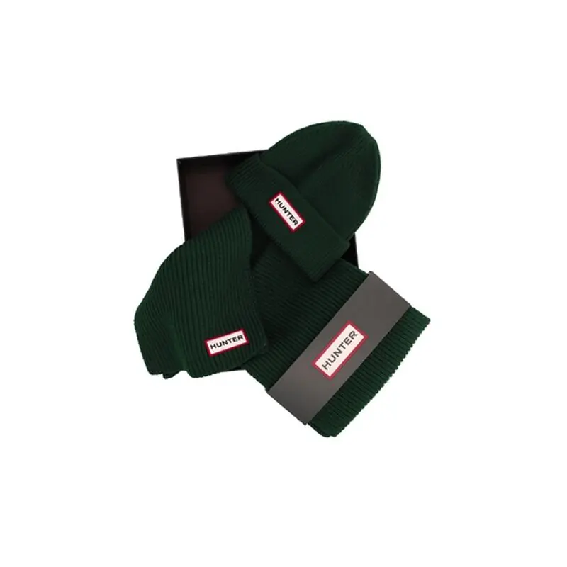Hunter Boots Unisex Set Mütze/Schal Jura Zertifiziert