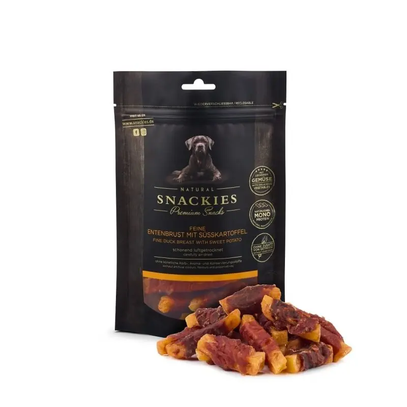 Sonderangebot Snackies Hundesnack Feine Entenbrust mit Süßkartoffel