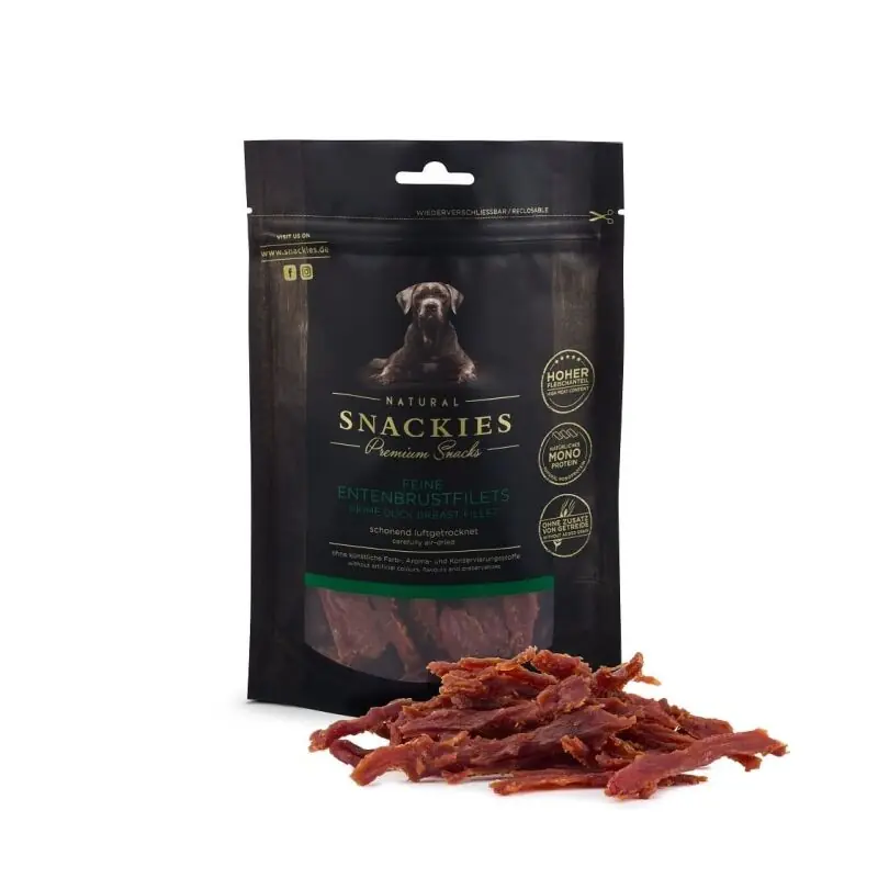 Snackies Hundesnack Feine Entenbrustfilets Schneller Versand