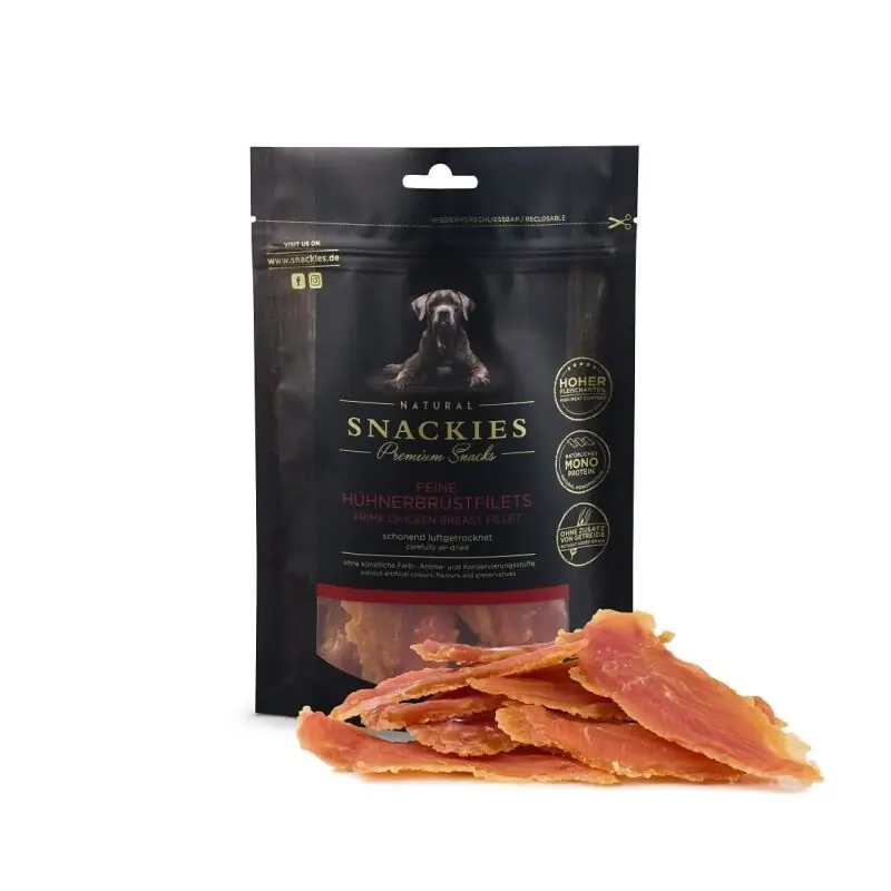 Markenware Snackies Hundesnack Feine Hühnerbrustfilets