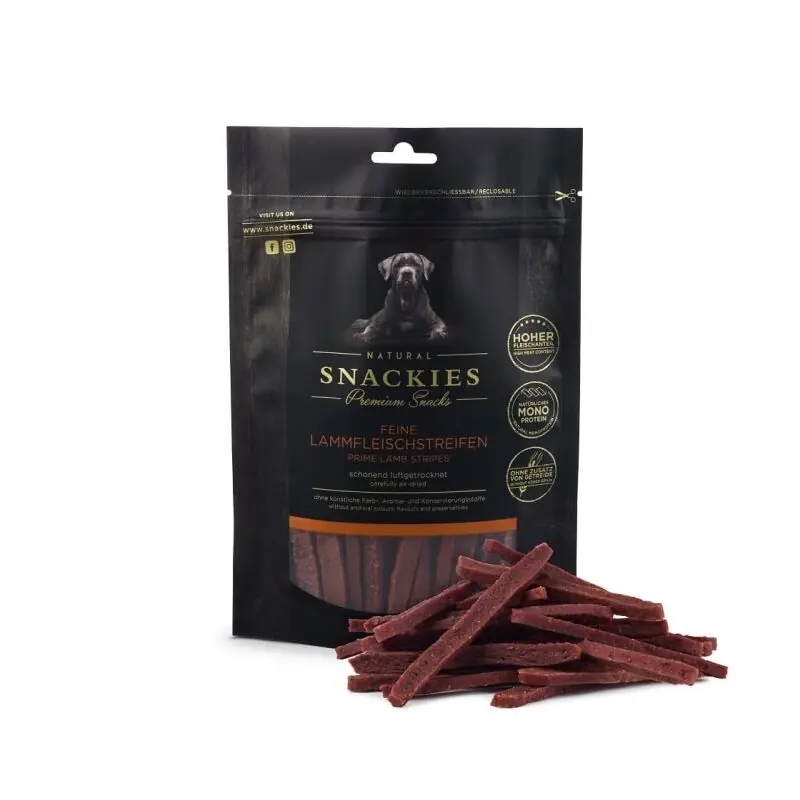Nur Heute Snackies Hundesnack Feine Lammfleischstreifen