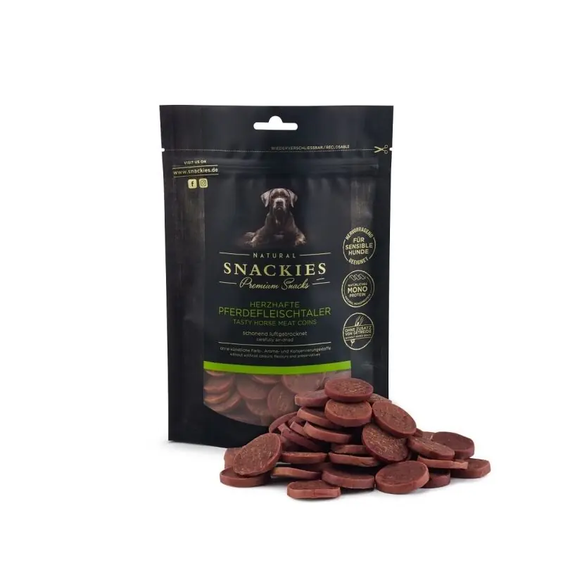 Sale Snackies Hundesnack Herzhafte Pferdefleischtaler