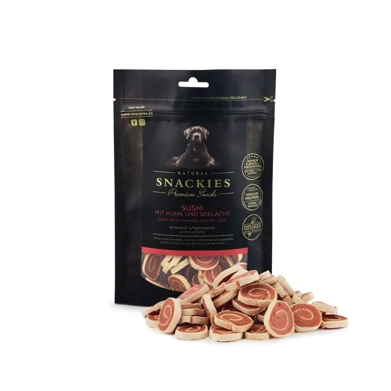 Highlight Snackies Hundesnack Sushi mit Huhn und Seelachs