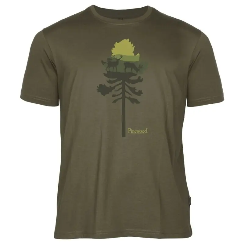 Pinewood Herren T-Shirt Finnveden Recycled Outdoor Super-Preis