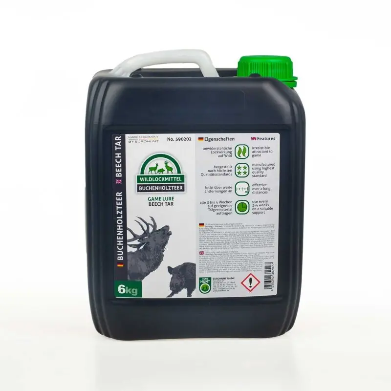 Heißes Angebot Eurohunt Qualitäts-Buchenholzteer Kanister 6 kg