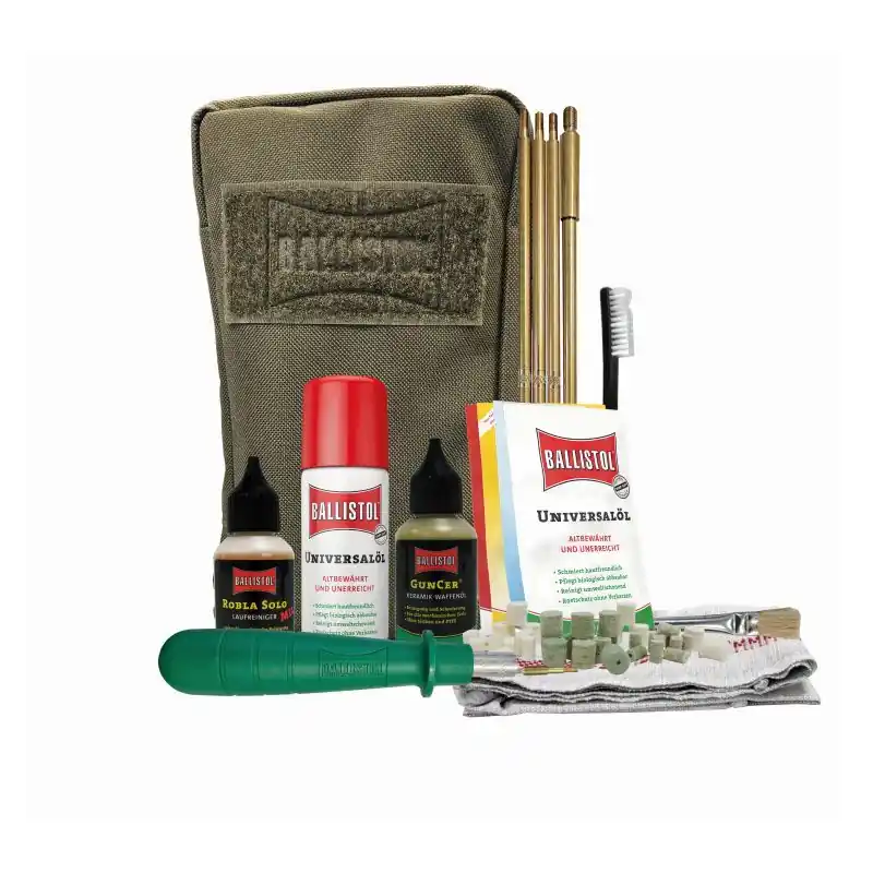 Ballistol Waffen-Reinigungs-Set modulare Tasche olivgrün 52-teilig Bestpreis