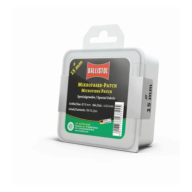 Kracherpreis Ballistol Mikrofaser-Patch rund 150 Stück