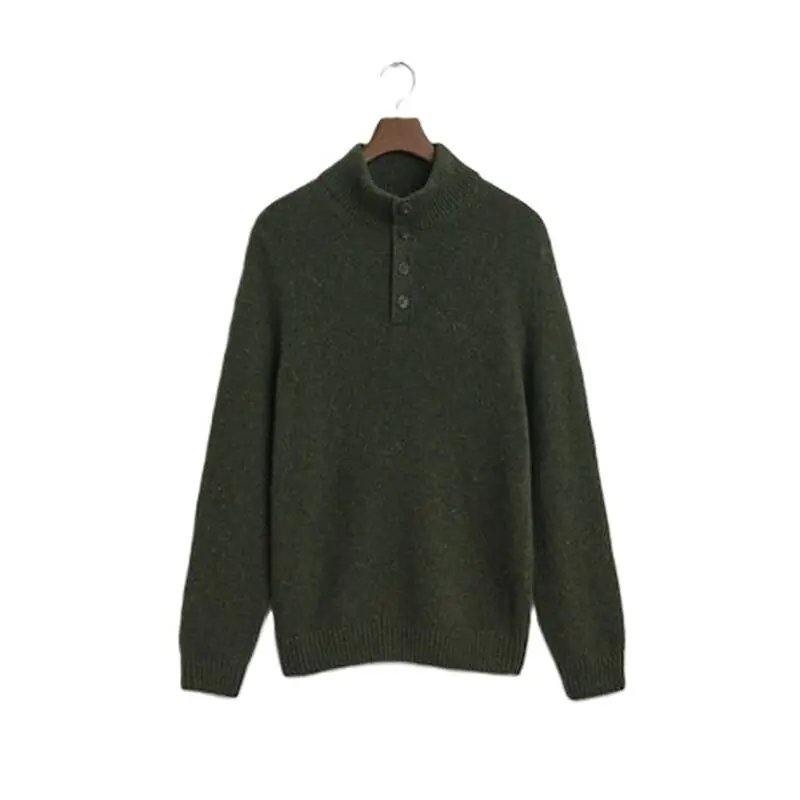 Gant Herren Strickpullover mit geknöpften Kragen Ausverkauf