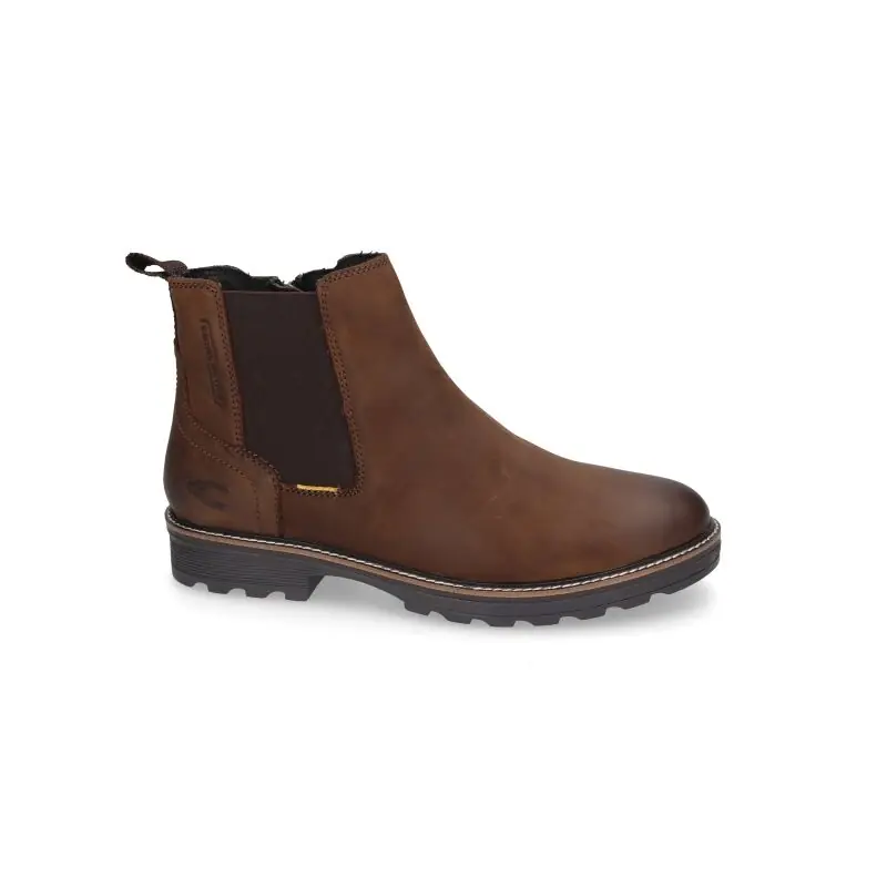Camel Active Herren Chelsea Boots Tumbled Nubuk Dunkelbraun Bestseller