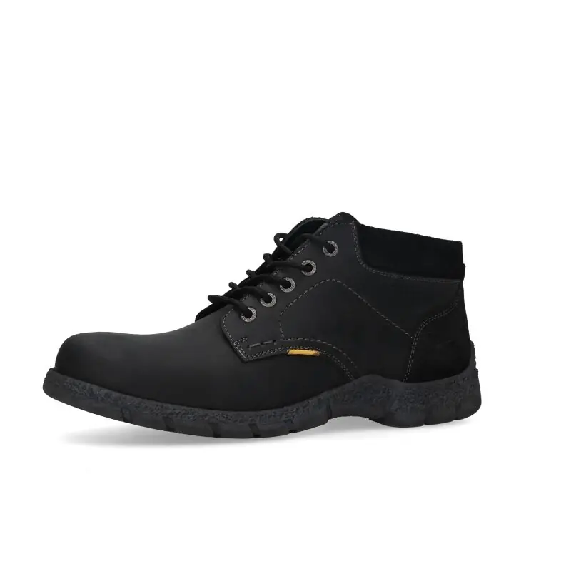Camel Active Herren Stiefelette Crazy Horse Schwarz Schnäppchen
