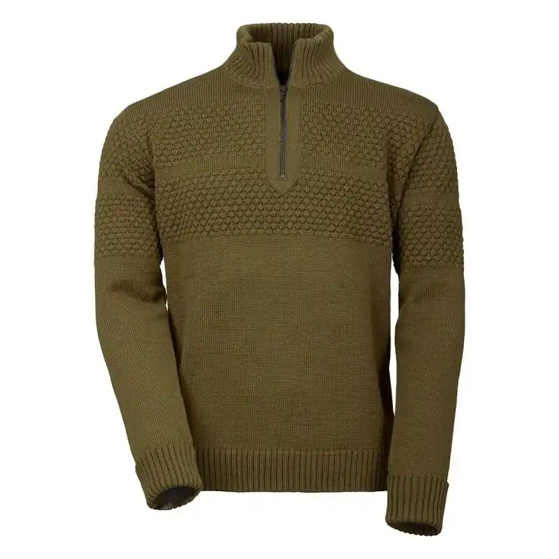 Markenprodukt Laksen Herren Sweater Fischerman‘s zip