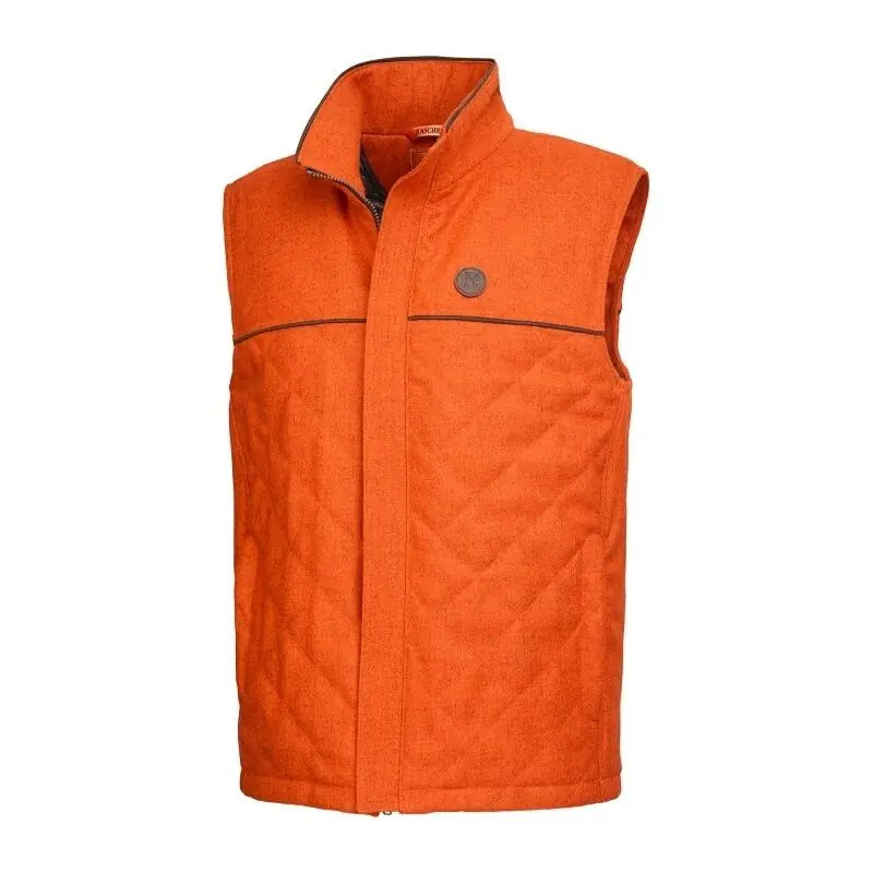 Rascher Signal-Loden-Steppweste "Prestige" orange-melange Billig