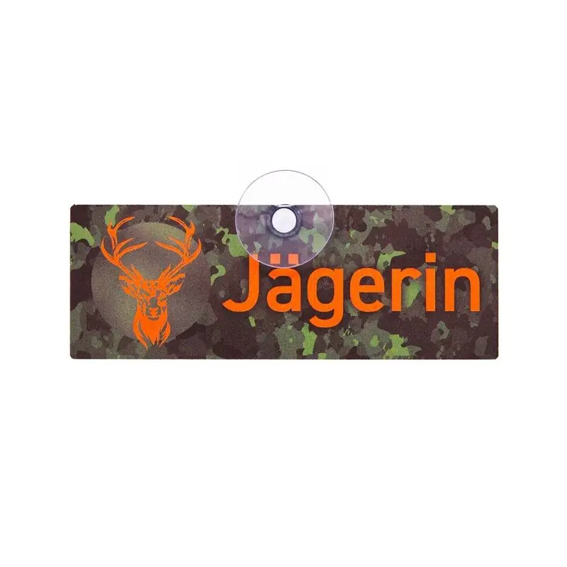 Wilde Hilde Saugnapfschild "Jägerin" III Orange Jetzt Kaufen