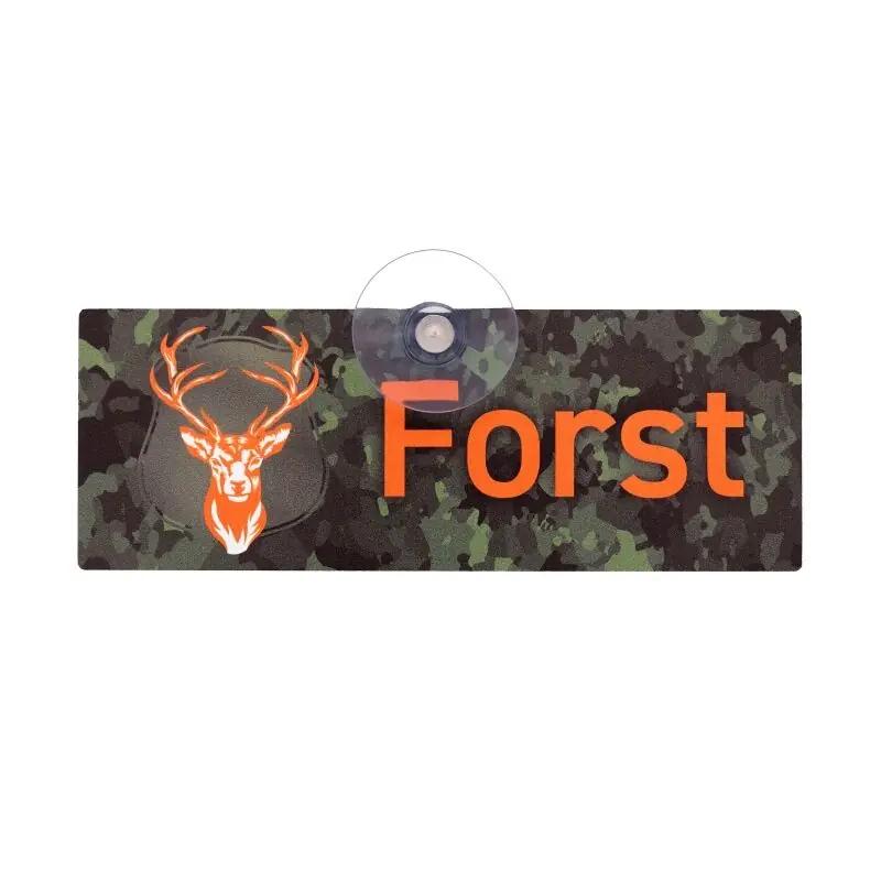 Letzte Chance Wilde Hilde Saugnapfschild "Forst" II Orange