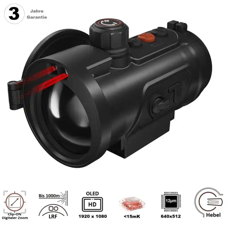 Beliebt ThermTec Wärmebild-Vorsatzgerät Hunt 650L Pro LRF