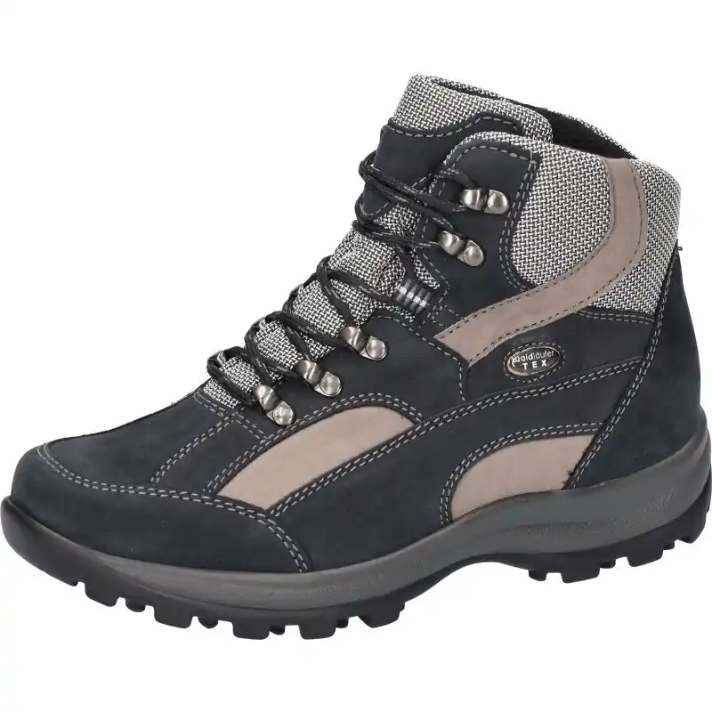 Waldläufer Damen Schnürstiefel Holly Notte Pietra Silber Schnäppchen