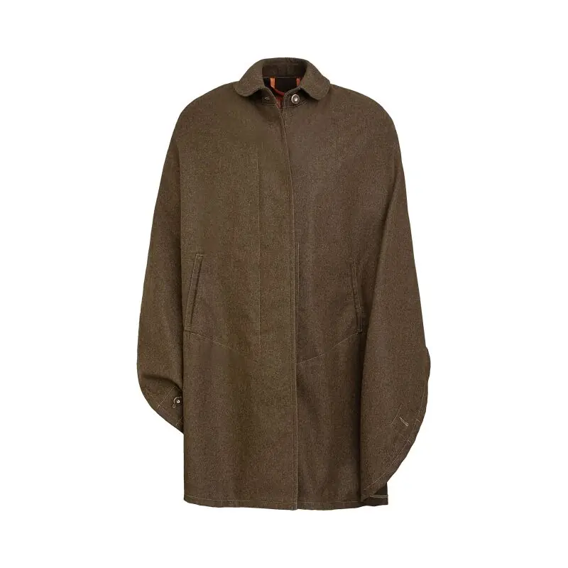 Sonderangebot Rascher Damen Loden Wetterfleck/Plaid/Kotze Braun