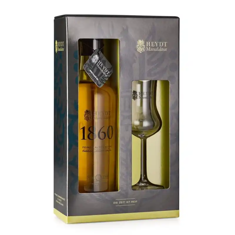 Heydt Manufaktur 1860 0,5L Geschenkset mit Glas Beliebt