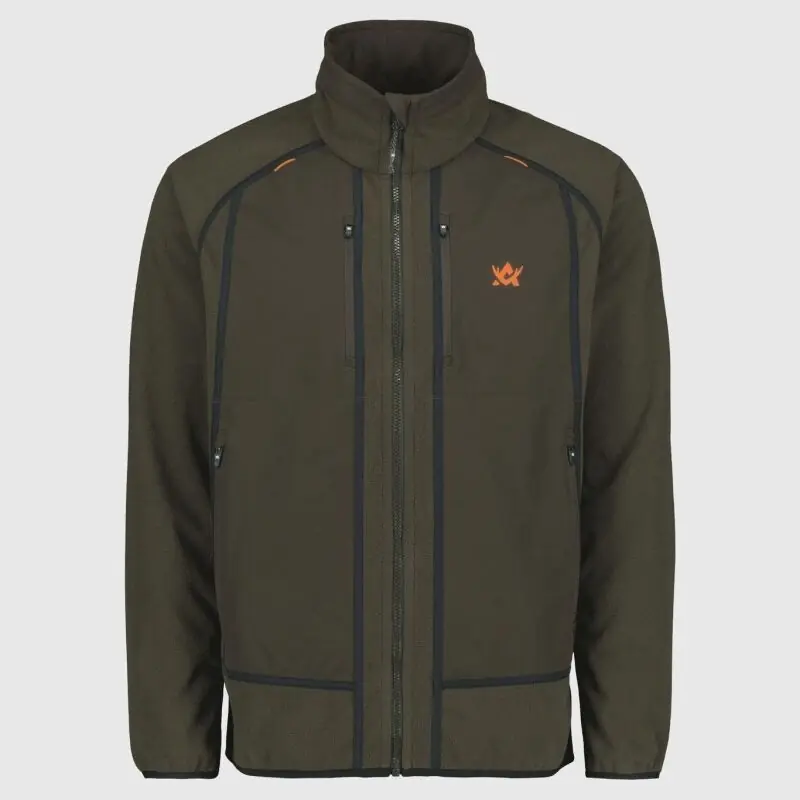 Solange Der Vorrat Reicht Alaska Herren Wendejacke Raptor Elk Brown/BlindTech Blaze