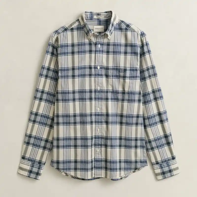 Gant Herren Hemd Indian Madras Check Heißes Angebot