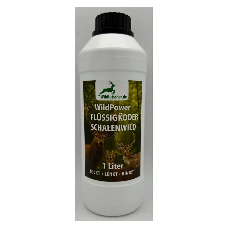 Mega-Angebot Wildlutscher Wild Power Flüssigköder Schalenwild 1 l