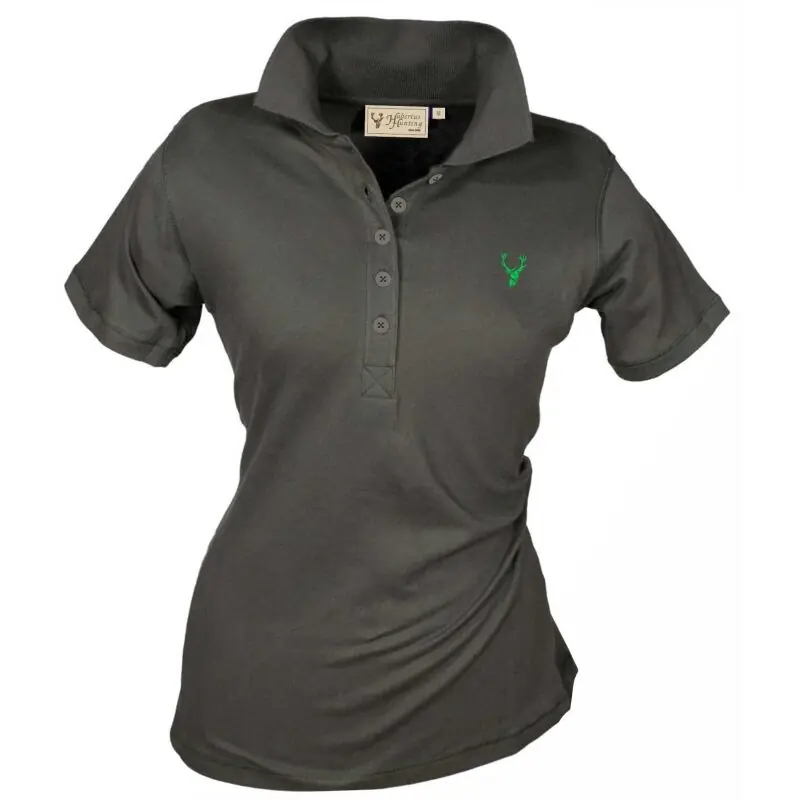 Geprüft Hubertus Damen - Pique Shirt Kurzarm