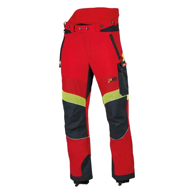 Bestpreis PSS X-treme Breeze Schnittschutzhose rot/gelb