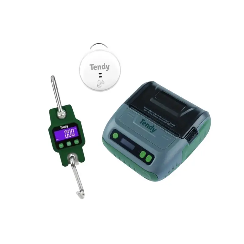 Neu Tendy Set 3 - Etikettendrucker, Digitale Waage, Reifungstimer