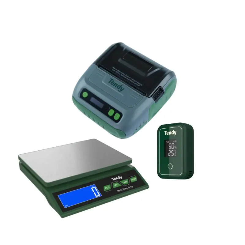 Tendy Set 4- Etikettendrucker, Tischwaage, Morgen Timer Must-Have
