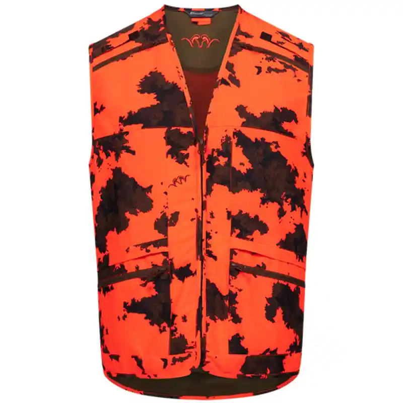 Blaser Herren Weste Kalle Blaze Orange Camo Schneller Versand