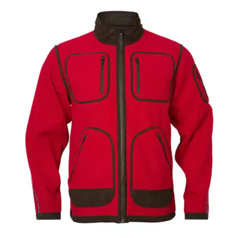 Versand Am Gleichen Tag Härkila Herren Fleecejacke Kamko Regal Red/Brown